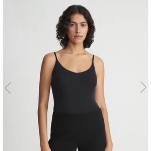 Lafayette‎ 148 Black Mesh Jersey Camisole Sz M Quiet Luxury, Capsule Wardrobe